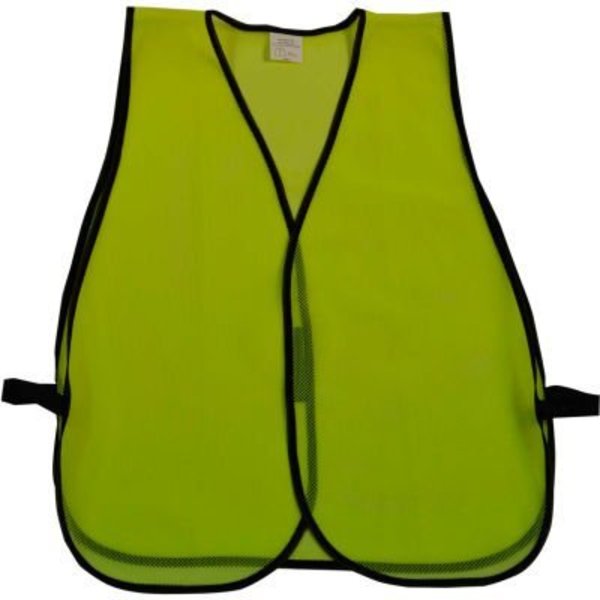 Petra Roc Inc Petra Roc Non-ANSI All Purpose Safety Vest, Polyester Mesh, Lime, One Size LVM-0